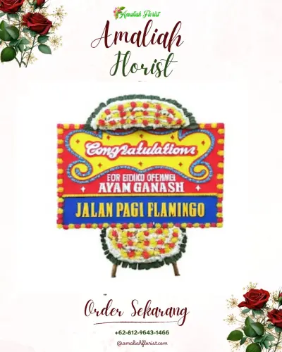 Bunga Papan Congratulation di Kedaung Baru